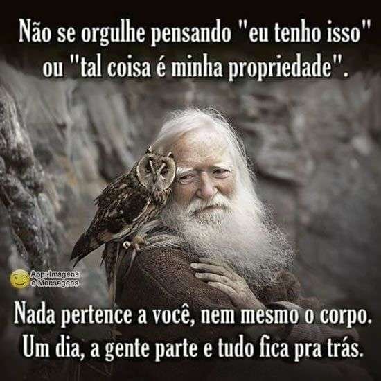 Nada prertence a você