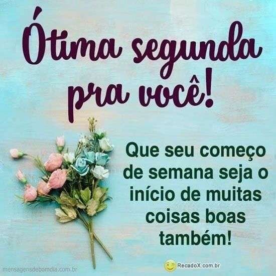 Ótima segunda-feira