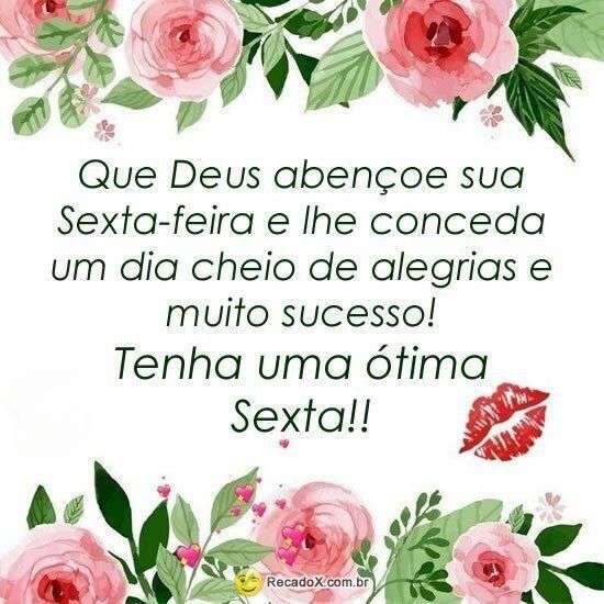 Ótima Sexta-feira, Recado X - 1780.
