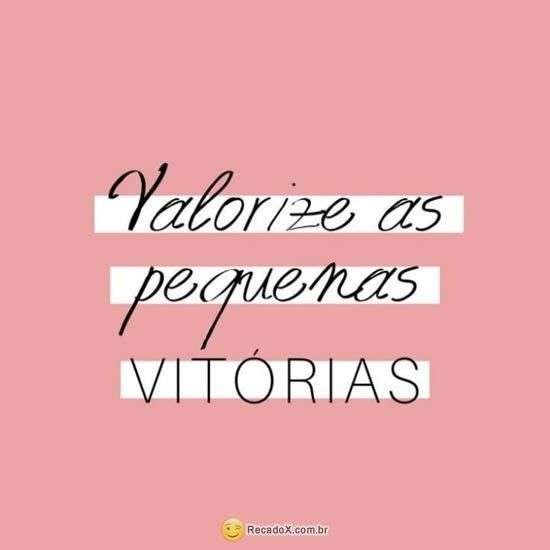 Pequenas vitórias