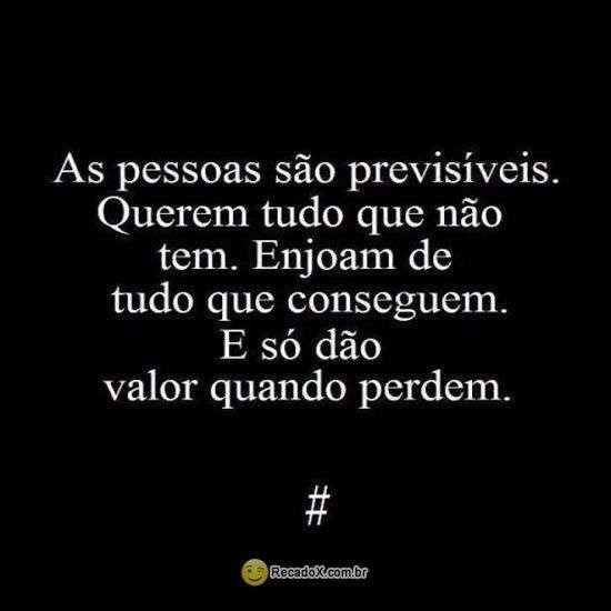 Pessoas previsíveis