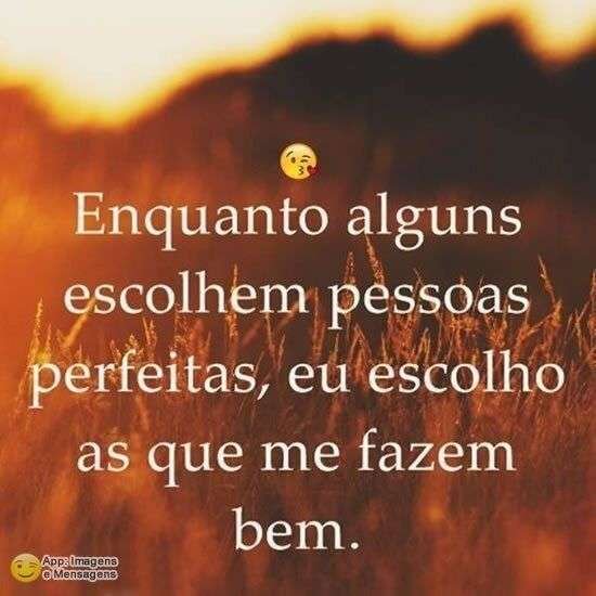 Pessoas que me fazem bem