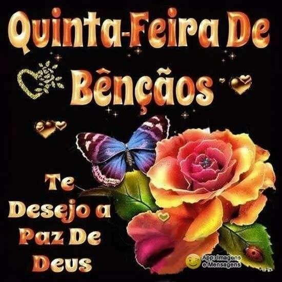 Quinta-feira de bênçãos