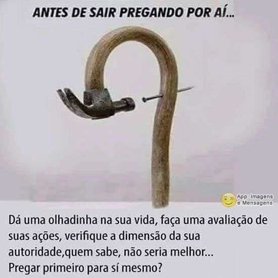 Antes de sair pregando