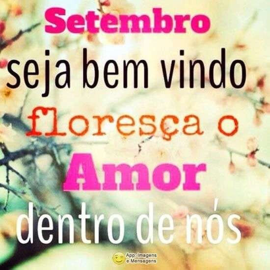 Bem-vindo Setembro