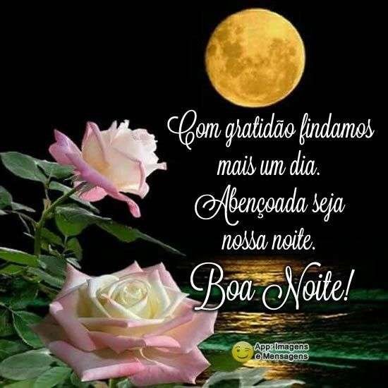 Boa noite abençoada