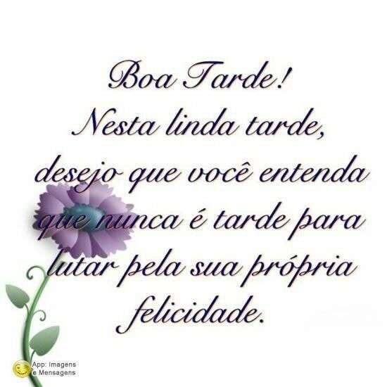 Boa tarde