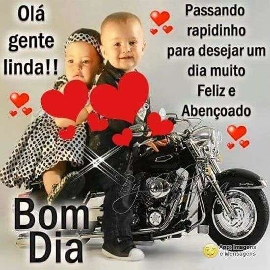 Bom dia abençoado e feliz