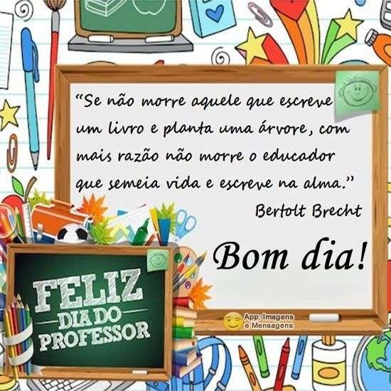 Bom dia do professor