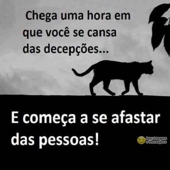 Cansado das decepções