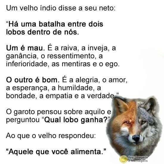 Dois lobos dentro de nós