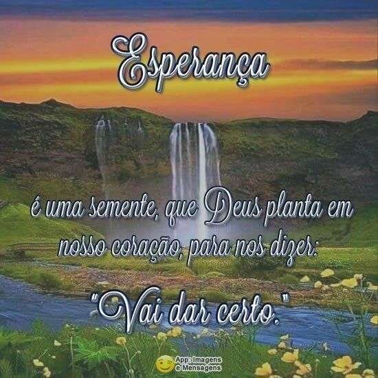 Esperança é semente de Deus