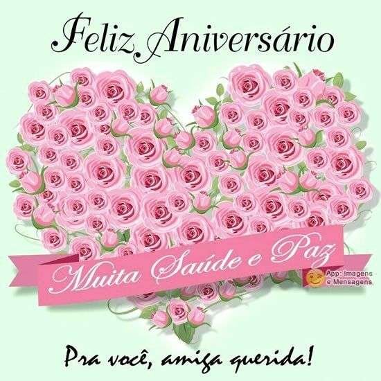 Feliz aniversário amiga