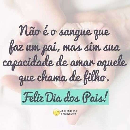 Feliz dia dos pais