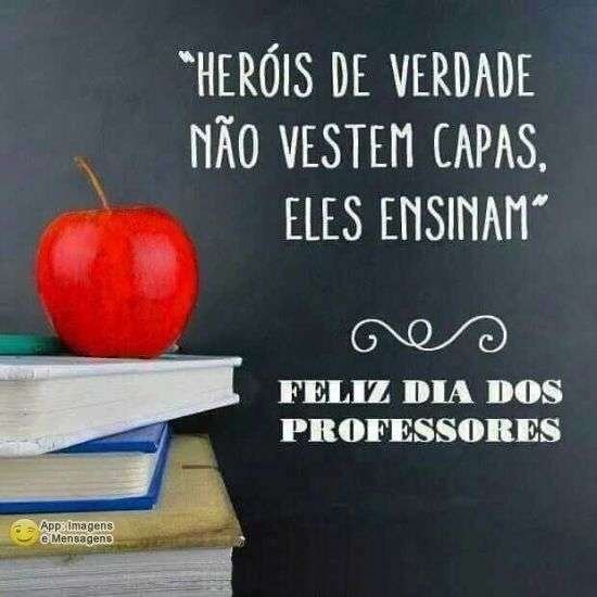 Feliz dia dos professores