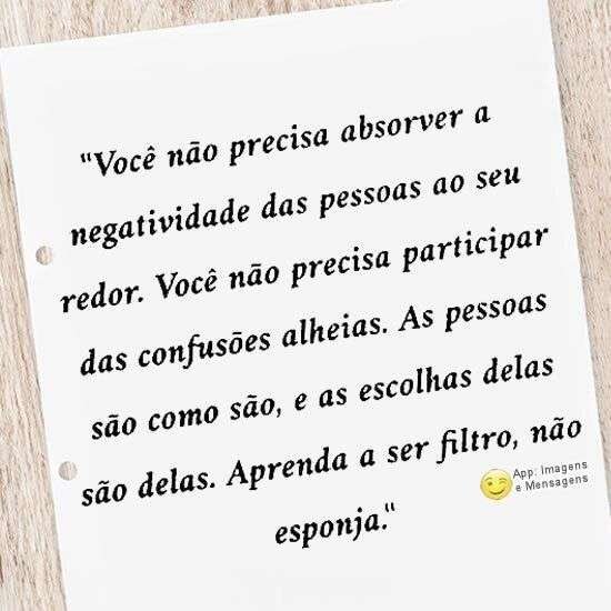 Filtre as coisas boas