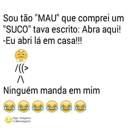 Ninguém manda em mim