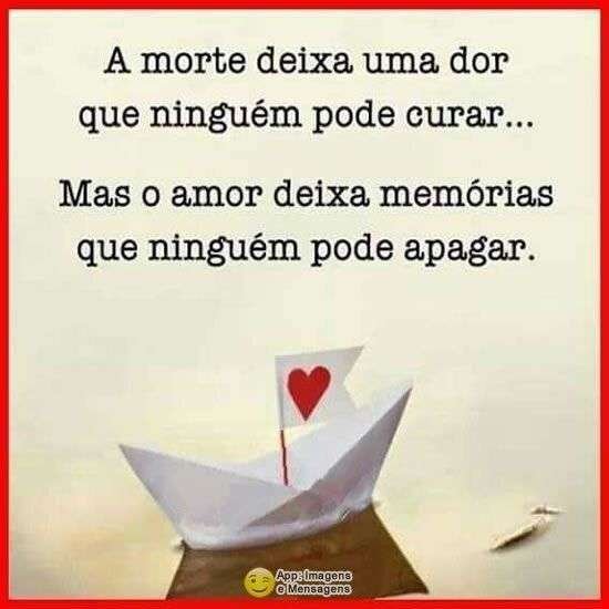 O amor deixa memórias