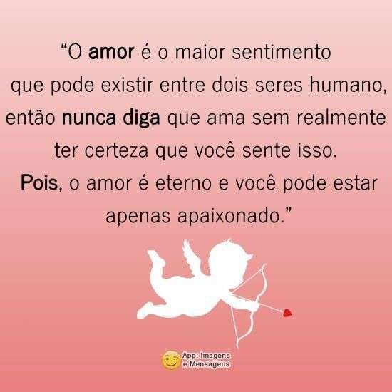 O maior sentimento