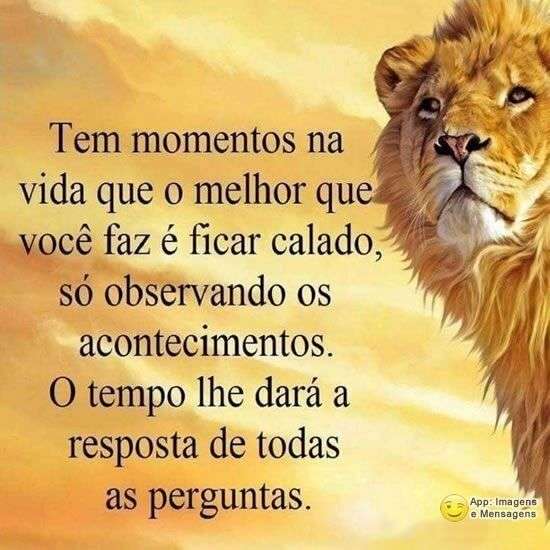 O tempo dará as respostas