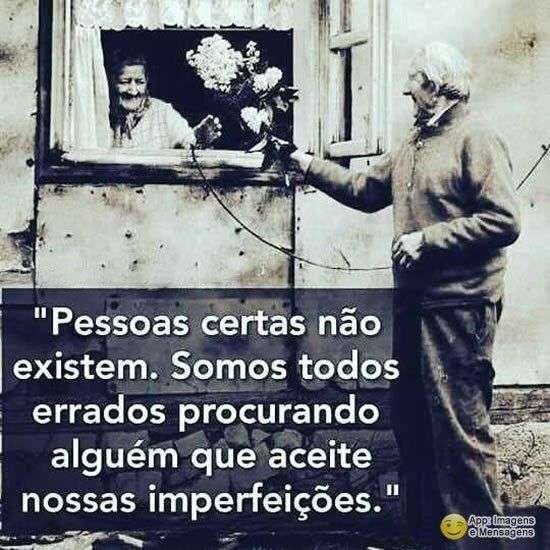Pessoas certas não existem