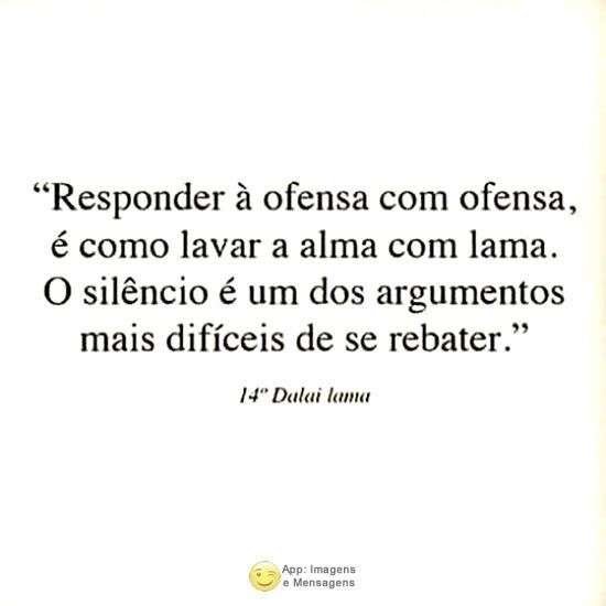 Responder à ofensa com ofensa