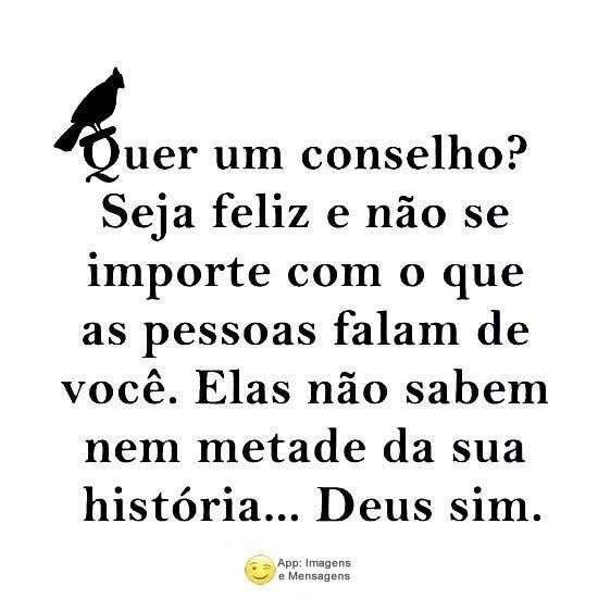 Seja feliz sem se importar