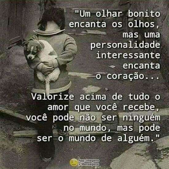 Um olhar bonito