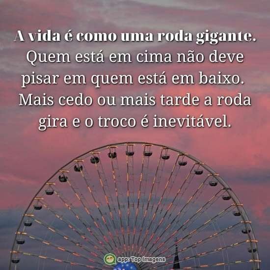 A vida é uma roda gigante