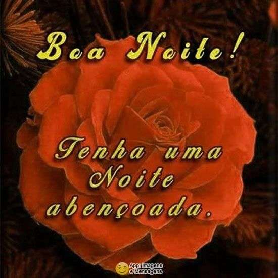 Boa noite abençoada