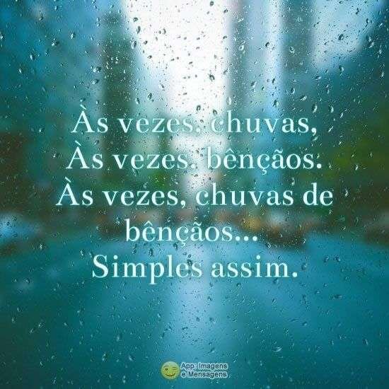 Chuvas de bênçãos