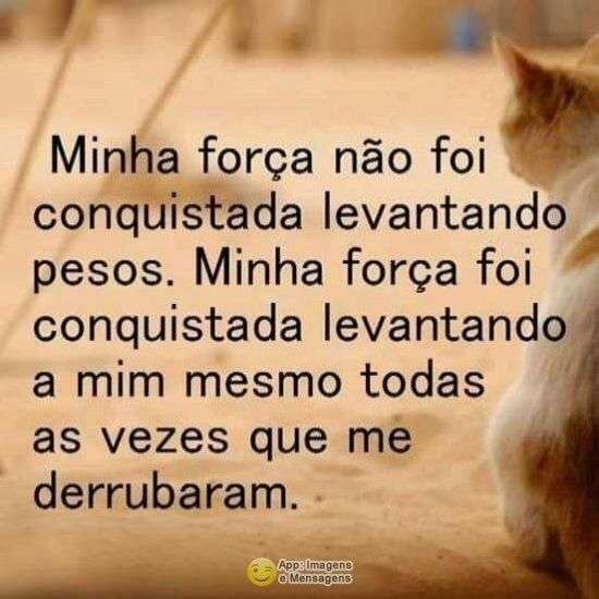 Conquistei minha força