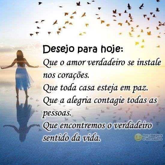 Desejo para hoje
