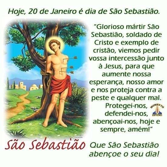 Dia de São Sebastião, Recado X - 3486. Dia de São Sebastião, Recado X - 3486.