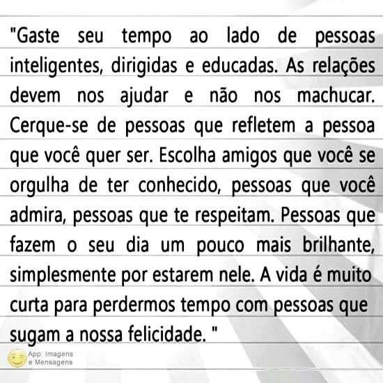 Escolha de amigos