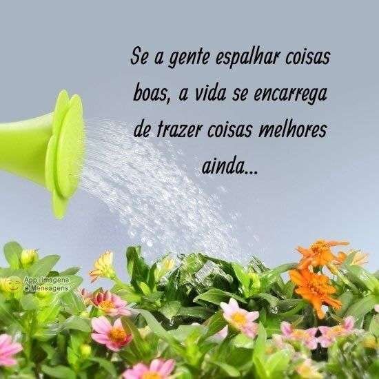 Espalhar coisas boas