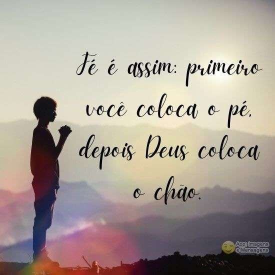Fé é assim