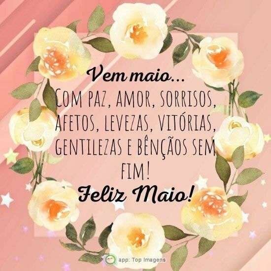 Feliz mês de maio