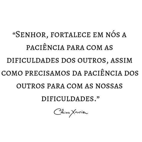 Fortalece em nós a paciência
