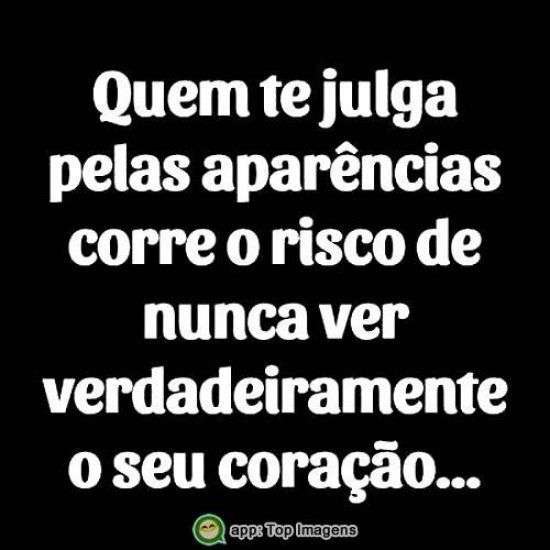 Julgar pelas aparências
