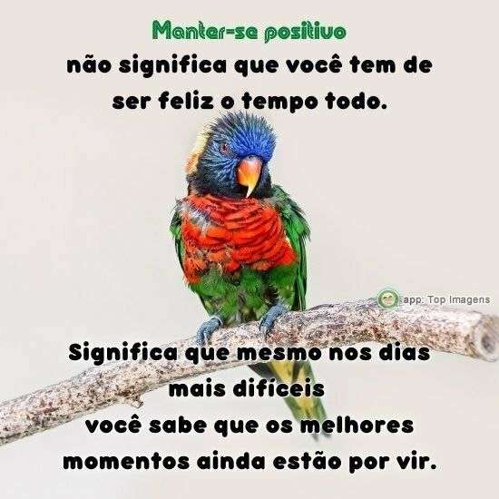 Manter se positivo