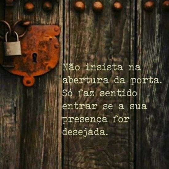 Não insista