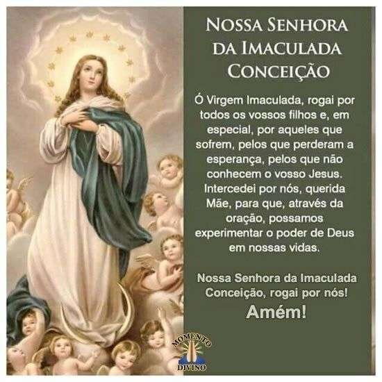 Oração à Nossa Senhora da Imaculada Conceição