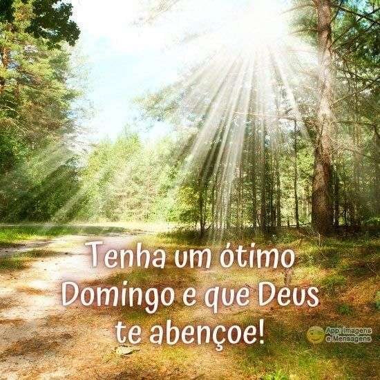 Ótimo domingo