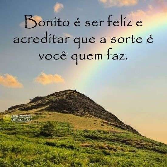 Sorte é você quem faz