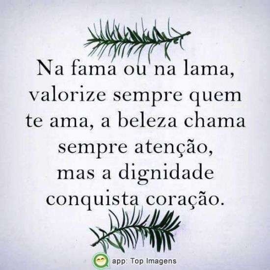 Valorize quem te ama