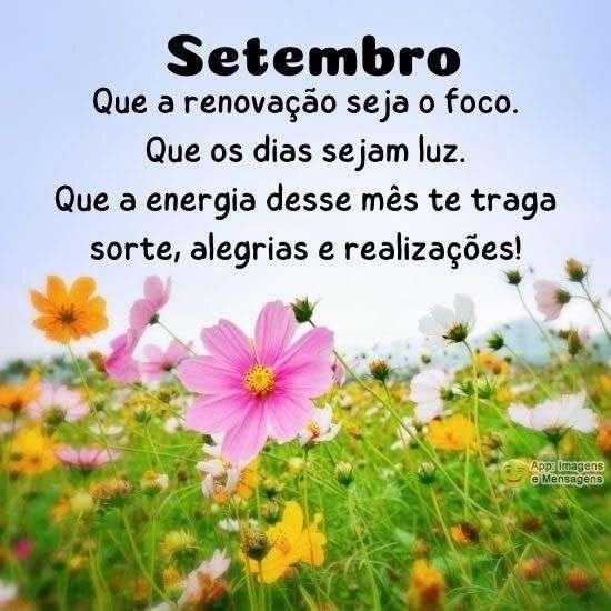 Bem-vindo setembro