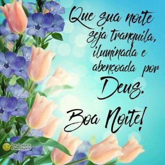 Boa noite abençoada
