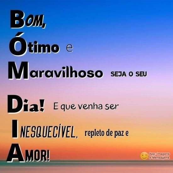Bom dia