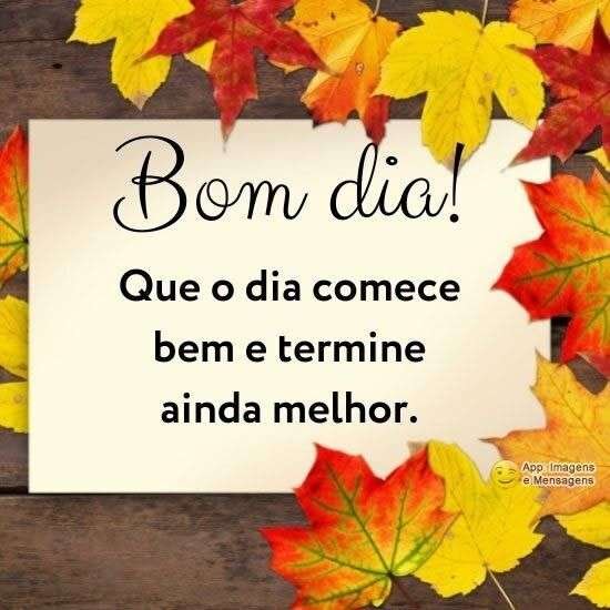 Bom dia